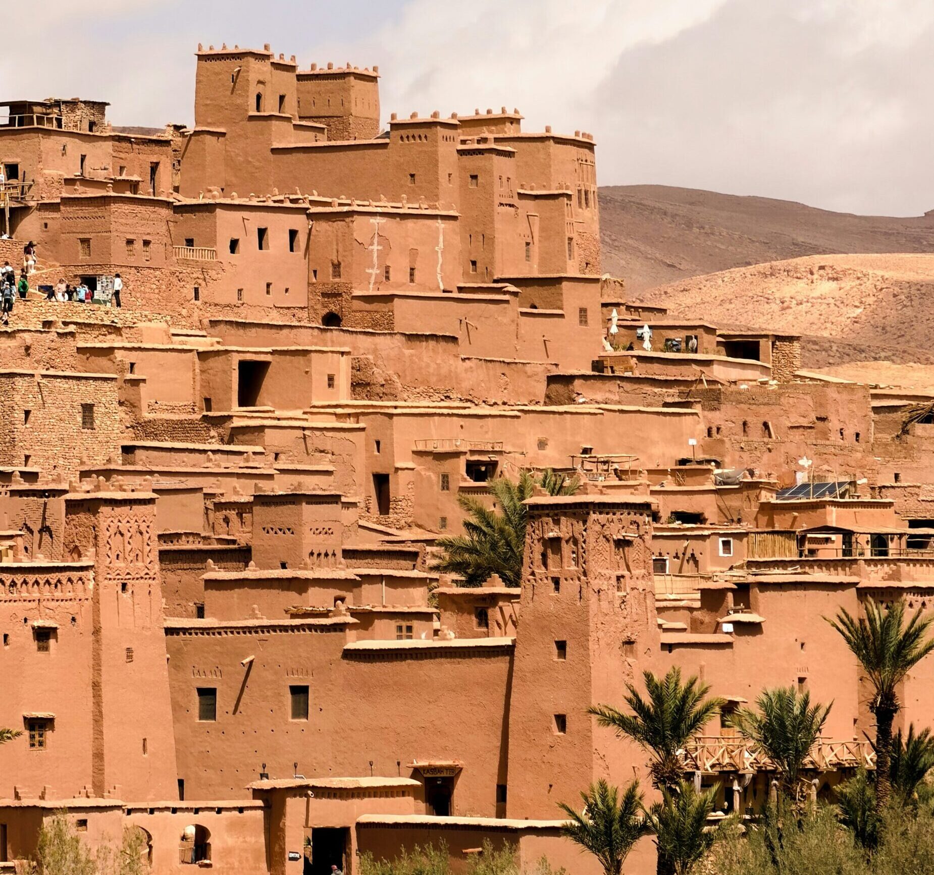 
Ait Ben Haddou kasbah Atlas Mountains day trip from Marrakech Morocco
